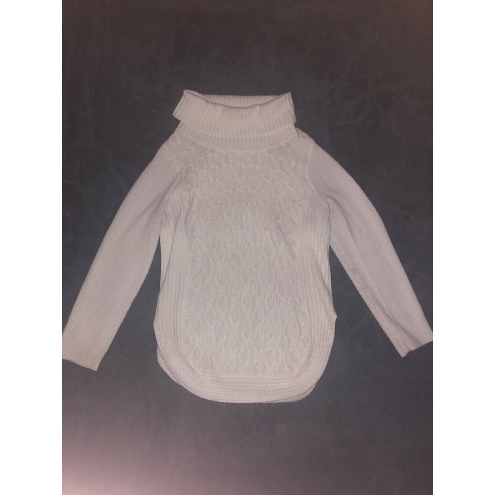 White Turtleneck Sweater